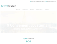 Tablet Screenshot of nycdent.com